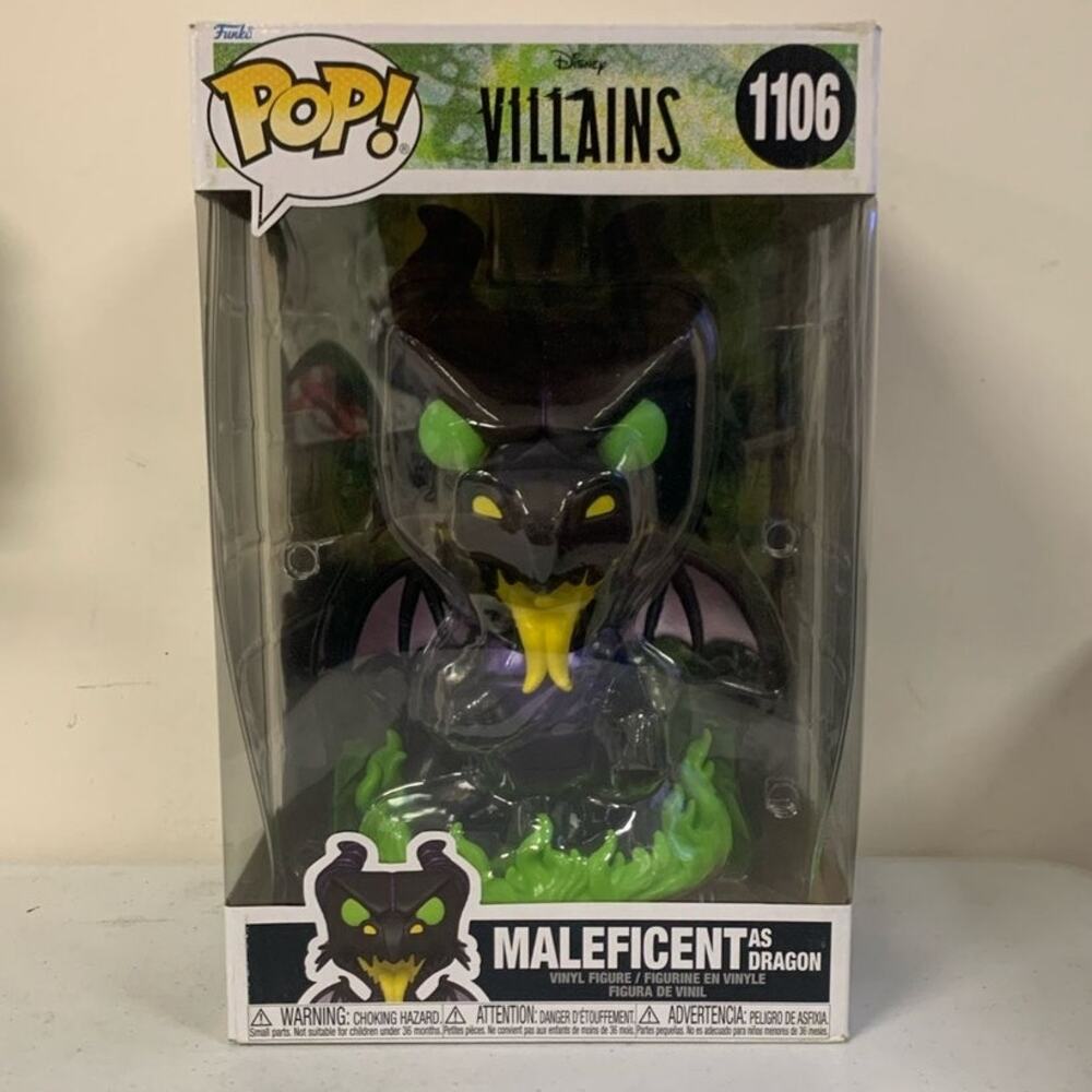 Funko Pop Jumbo: Villains - Maleficent Dragon, 10"